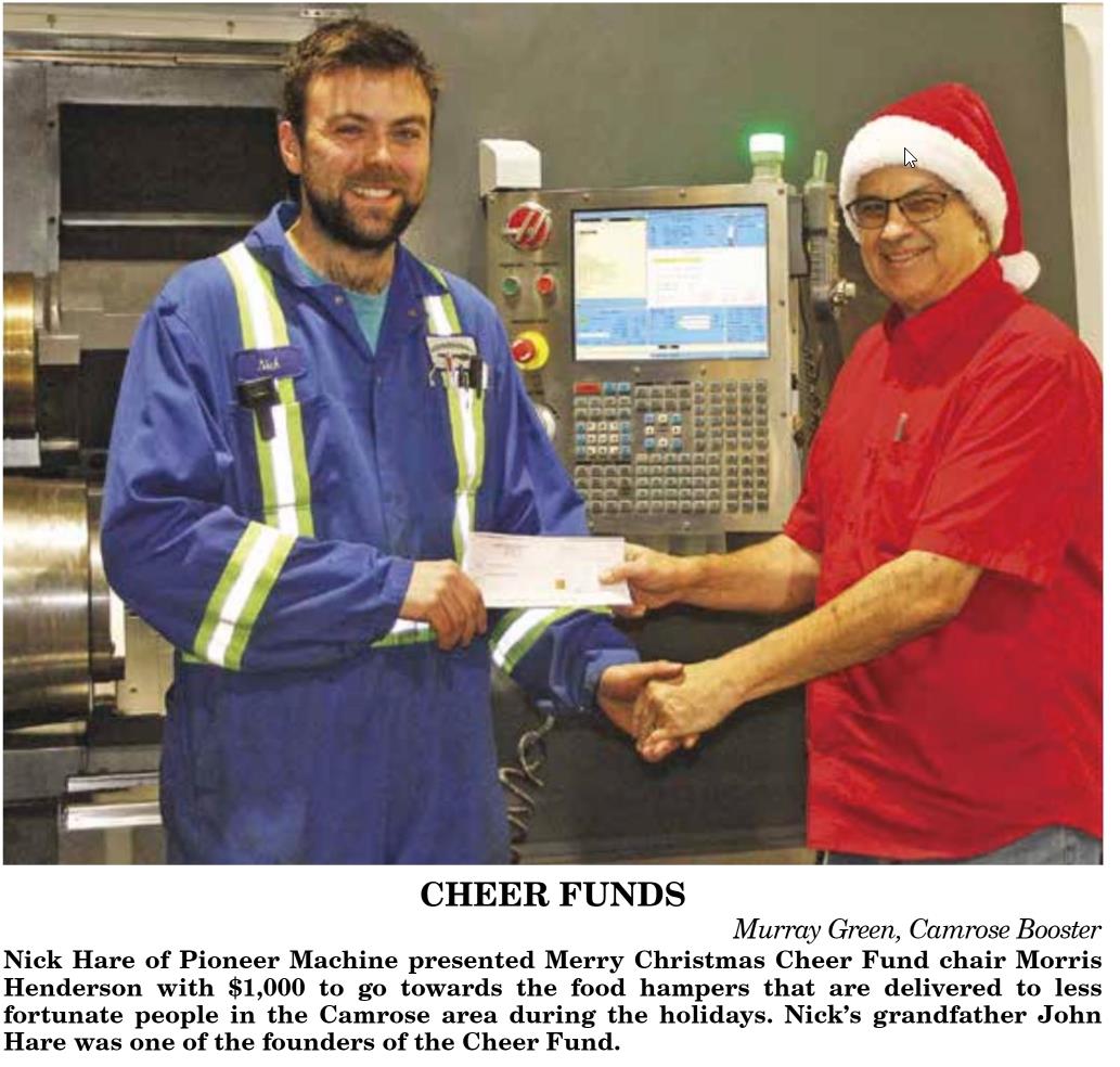 You are currently viewing Pioneer Machine supports Christmas Cheer Fund!